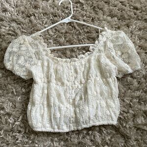 Coquette crop top